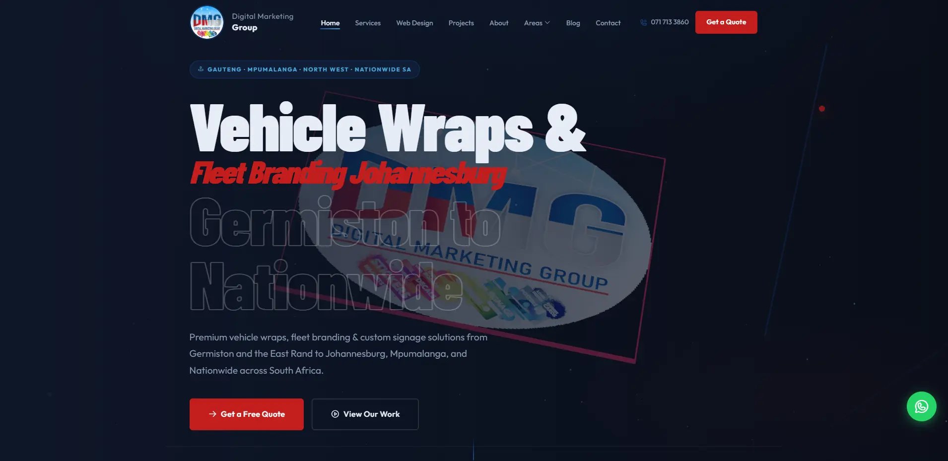 Recent website build by Toran Digital